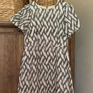 J. Crew flutter sleeve dress - size 4